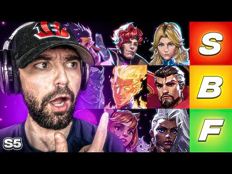 GAMBIT META CHANGER! MARVEL RIVALS SEASON 5 TIER LIST!