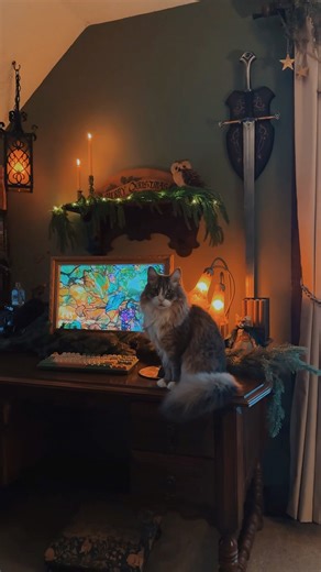 skyrim would go hard in this setup ⚔️