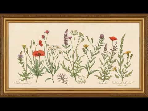 Botanical Wildflower Art 🌿 Free 2 Hour Samsung Frame TV Screensaver 4K 2026