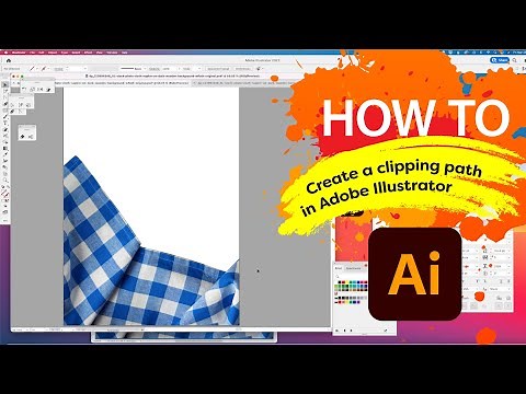 How to make an image clipping path or outline in Adobe® Illustrator®