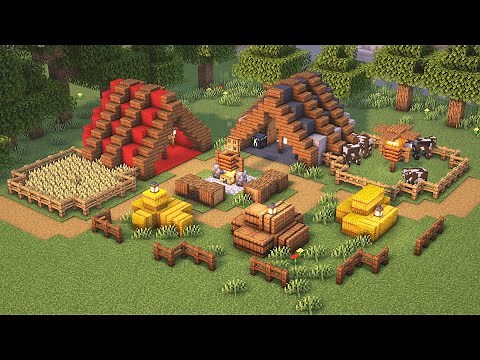 Minecraft ULTIMATE Campsite Tutorial🏕️⚒️