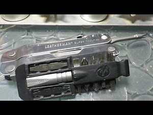 Leatherman Removable Bit Driver with 7 double bits!