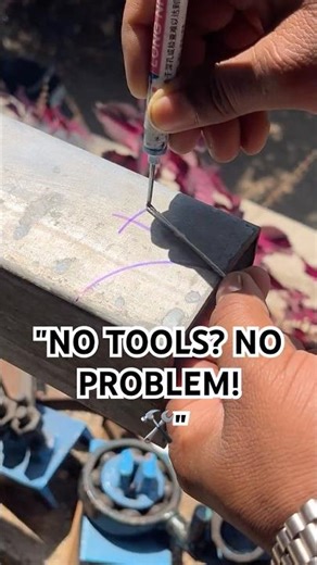 "Genius 45-Degree Pipe Marking Hack! 🛠️😱 #welding #hacks #shorts “