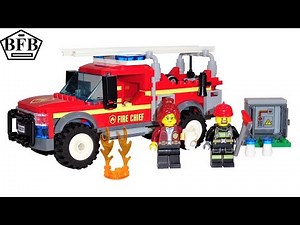 Lego City 60231 | Fire Chief Response Truck | Lego Speed Build Review