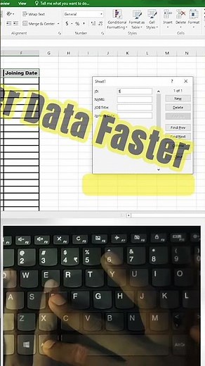 Select Entire Column Headings in Excel Instantly 🔥 #ExcelTips #ExcelShortcut #DataEntry
