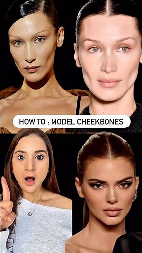 How to model cheekbones in under 1 minute. #makeupindia #contouring #facecontour