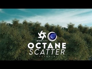 How to use Octane Scatter In Cinema 4d & Octane Render | Cinema 4d Tutorial | Scatter Forester Trees