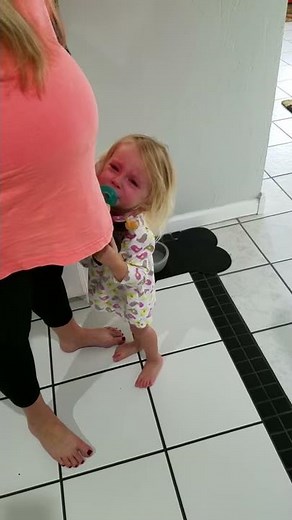 Did you pee on Mom because you were mad?