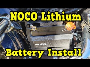 Noco Lithium Battery Install for the Harley!