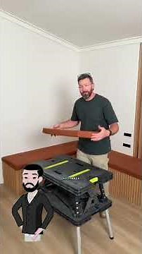 Comment construire une banquette d’angle moderne avec cloison en tasseaux #youtubeshorts