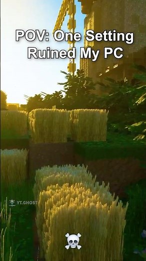 POV: Installed Realistic Graphics Mod in Minecraft💀🔥 #minecraft #shortsvideo