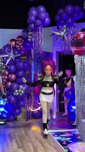 Regina’s KPOP Demon Hunters Party 🎉 #fiestapartyshow #kidsentertainment #laredotx #fyp