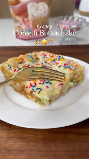 106 reactions · 69 comments | Confetti Gooey Butter Cake-small batch...