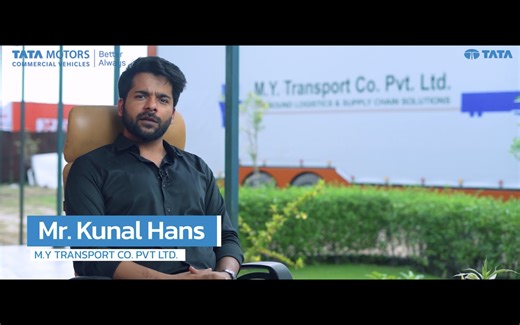 11 reactions | Hear from Mr. Kunal Hans from M.Y. Transport Co. Pvt....