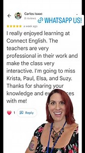 34 reactions | Have you read the reviews of Connect English on Google? They are an awesome way to learn about real students' experiences at our school. You should always read honest reviews about school choices. Any good school will have a lot of very positive reviews. Connect English does! www.ConnectEnglish.edu | Connect English, San Diego | Facebook