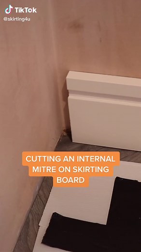 How to Cut an Internal Mitre on Skirting Board