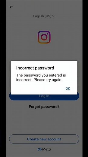 Instagram Login Problem | incorrect password fix it! 2026