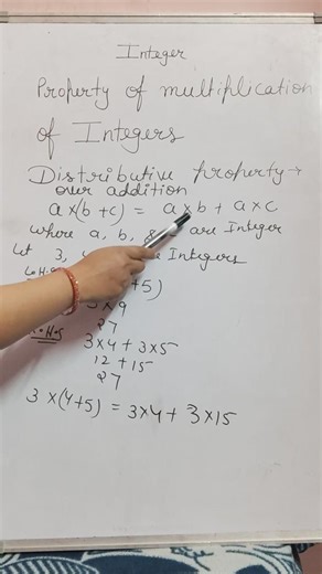 class 7 integers properties of multiplication#integerproperties