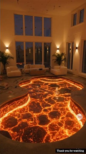 I Built a Lava Pool Inside My Room 🌋😱