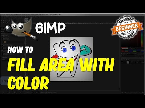 Gimp How To Fill Area With Color