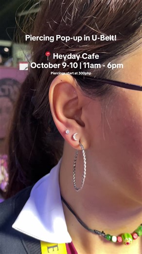 New Piercing Designs at U-Belt Pop-Up Event