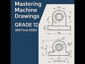 Mastering Machine Drawings Grade 12 (IEB Final 2020)
