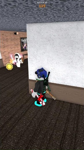 Floating Gun 💀🙏.. #MM2 #funnymomentsroblox