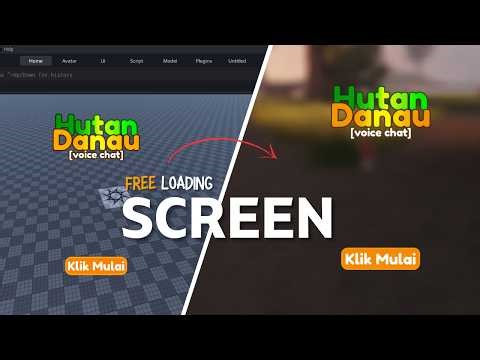 FREE Modern Loading Screen Roblox Studio (Free model)