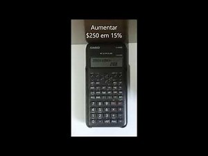 Dominando Porcentagens na Casio fx-82MS #shorts