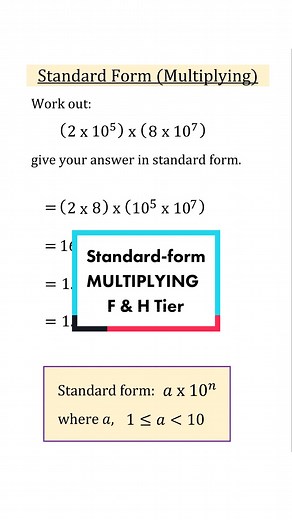 Cómo trabajar con la forma estándar en matemáticas GCSE