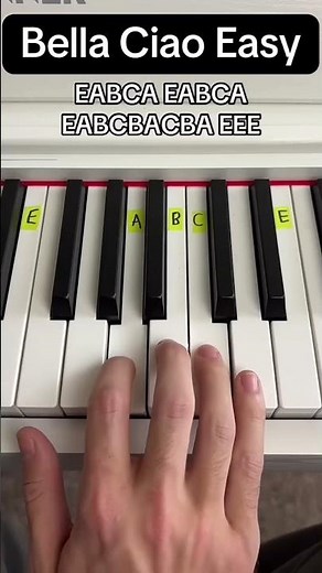 Bella Ciao Music Tutorial 🎶 | Easy Chords for Beginners | Keyboard | Play Music for Beginner