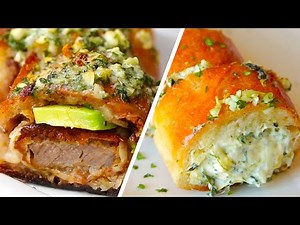 Stuffed Garlic Bread 4 Ways