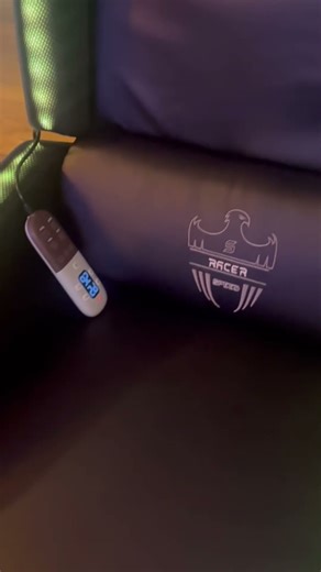 S -RACING GAMING RECLINER CHAIR LED LIGHT #shorts #youtubeshorts #gamingchair #GAMINGRECLINER