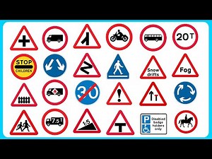 Top 40 MUST KNOW UK Road Signs for Driving Test | UK Road sign quiz | DVSA Theory Test 2025