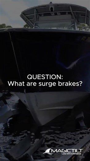 TRAILER TIP TUESDAY by Magic Tilt Trailers - What are Surge Brakes?