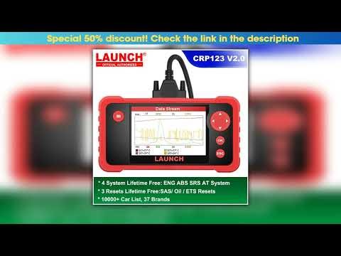 LAUNCH CRP123 V20 OBD2 Scanner ENG ABS SRS AT System Car Diagnostic Tools SAS OIL ETS Resets