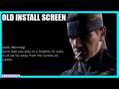 How To Access The Old Install Screen In MGS4 Guns of the Patriots Remaster Master Collection 2