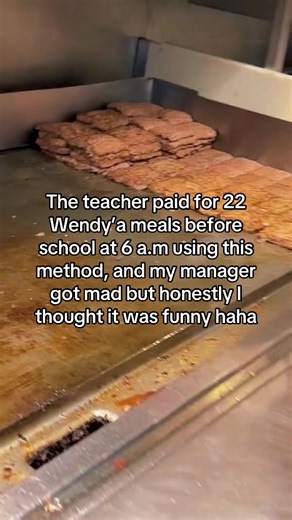 Teacher Orders 22 Breakfasts for Students at Wendy's