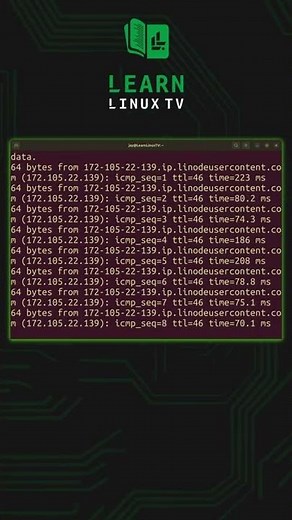 Linux CLI in 60 Seconds - ping