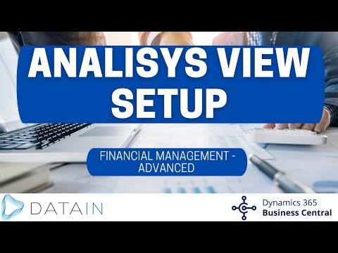 2.9.2 Analysis and reporting/ ANALYSIS VIEW SETUP - Dynamics Business Central NAV