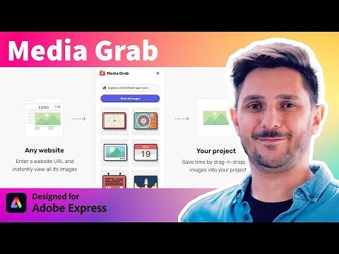 Import Images into Your Designs with Adobe Express & Media Grab | Adobe Express