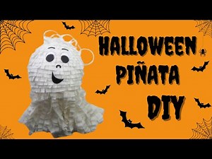 Halloween Pinata. Ghost Pinata. DIY Pinata