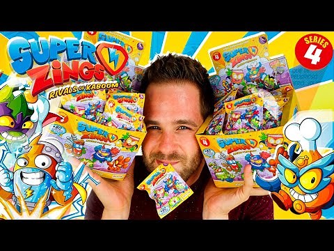 SuperZings Series 4 UNBOXING CAJA 50 SOBRES en Pe Toys