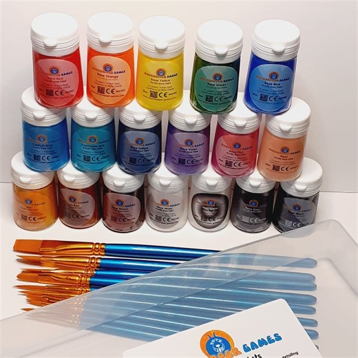 Moonhopper Acrylic Paint Set: Wargaming Miniature Model Paints - Etsy UK