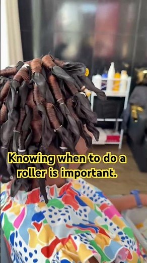 Do you know when to do a roller set versus a heat style?