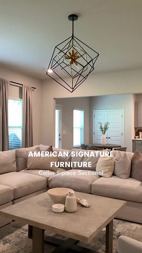 American Signature Furniture Collin Sectional - Living Room Decor Ideas