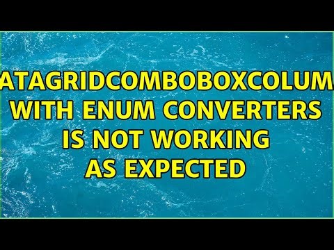 DataGridComboBoxColumn with Enum Converters is not working as expected