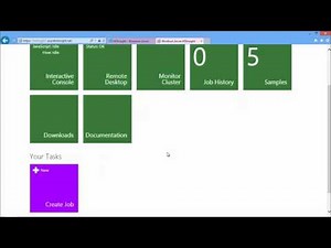 Creating your first HDInsight Cluster and run Samples