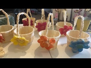 Cómo hacer canastas para dulceros con hoja de elote ✅