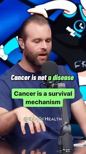 774K views · 2K reactions | Josh Earp uncovers a surprising perspective on cancer—what if it’s not just an enemy, but your body’s attempt to protect and heal itself? Follow @eraofhealth for more health tips and facts ✅ Credit: @joshuadavidearp Podcast: @jerseychamps #cancer #health #healthawarness #disease #bodyhealth | Eraofhealth | Facebook